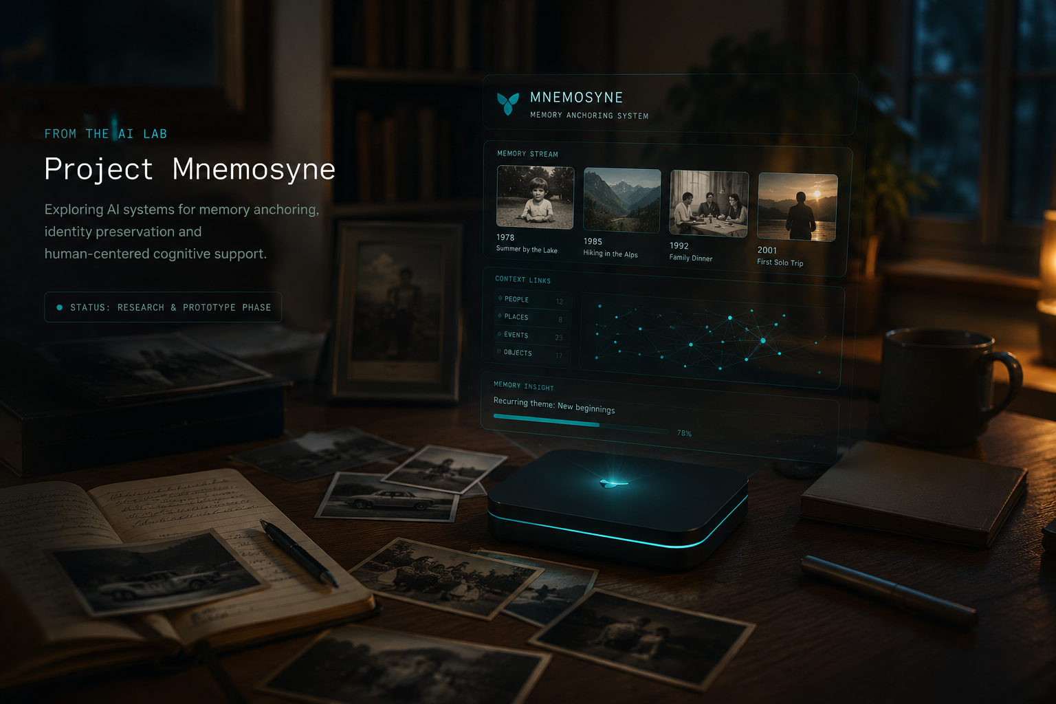 Cinematic visualization of Project Mnemosyne