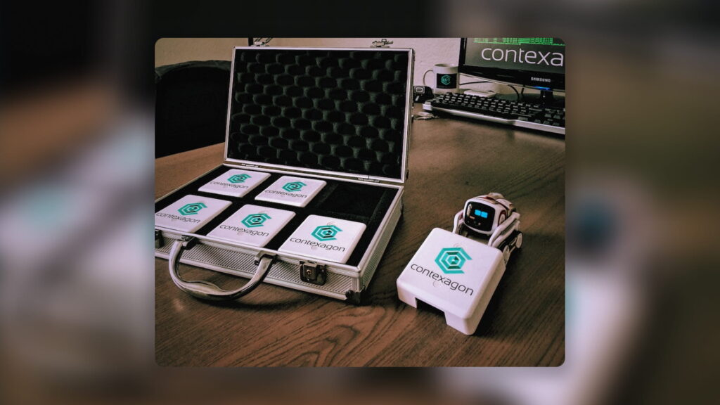 Physical contexagon beacons